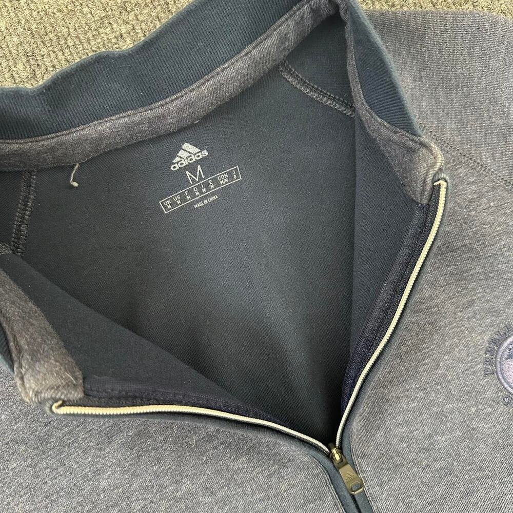 Adidas Men’s Quarter Zip Pullover Pebble Beach 2019 Team Championship RARE Med - Picture 2 of 5